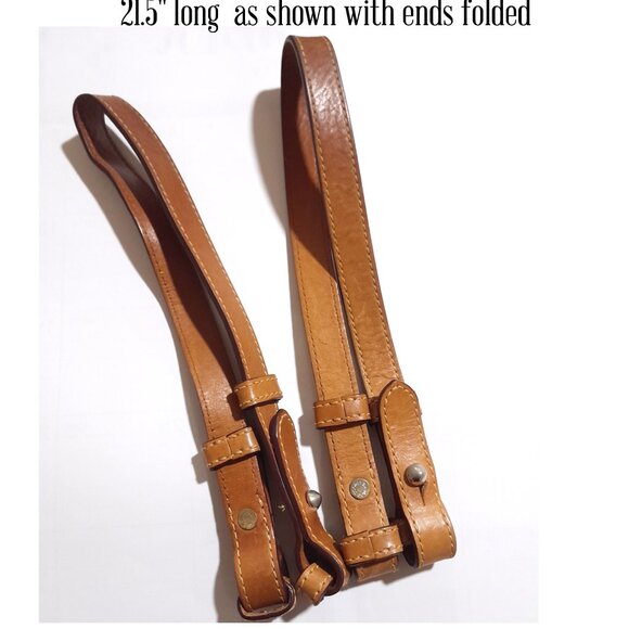 Dooney & Bourke Brown Leather Replacement Handles (2) For Florentine Convertible - Picture 5 of 5